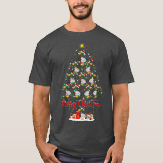 Camiseta Amante do Pato Correspondência Papai Noel Pato Nat