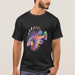 Camiseta Amante do Peixe-Leão Animal Biologia Marinha Mar O