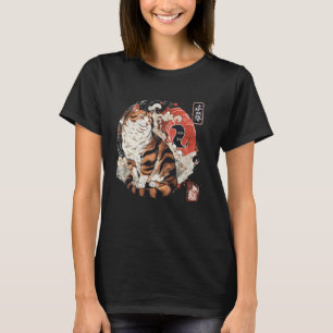 Camiseta Amante do Pôr do Sol Gatinho Vintage Tradicional J