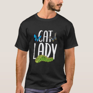 Camiseta Amante do Rabo de Andorinha Preto Gata Senhora Ins