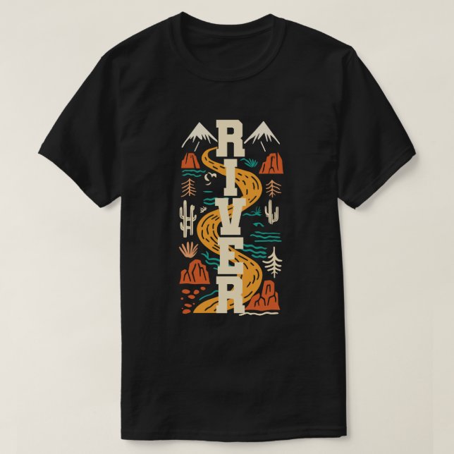 Camiseta Amante do Rio (Frente do Design)
