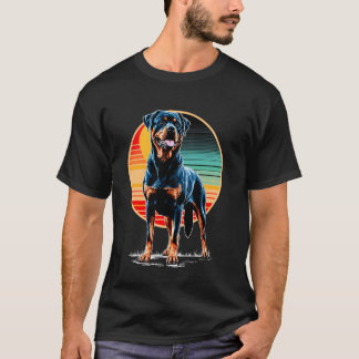 Camiseta Amante do Rottweiler Cão Rottie