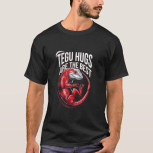 Camiseta Amante do Tegu Vermelho Abraços de Tegu São os Mel