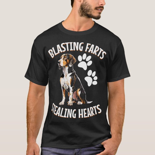 Camiseta Amante do Treeing Walker Coonhound Dono de Cachorr (Frente)