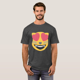 Camiseta Amante Emoji do gato