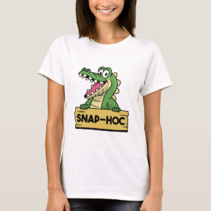 Camiseta Amante engraçado de jacarés e crocodilo do zoológi