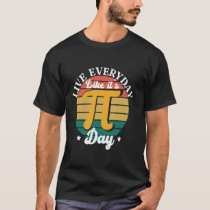 Camiseta Amante Engraçado De Matemática, Viva Todos Os Dias