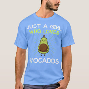 Camiseta amante engraçado do abacate vegano, apenas uma gar