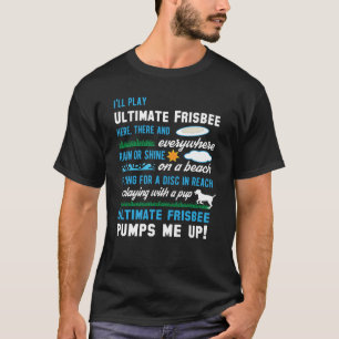 Camiseta Amante final do golfe do disco do Frisbee