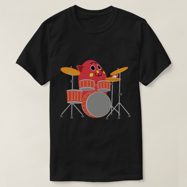 Camiseta Amante Nyango Star Drumset Nyango (Frente do Design)