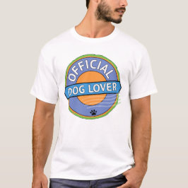 Camiseta Amante Oficial de Cães