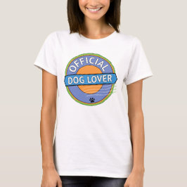 Camiseta Amante Oficial de Cães