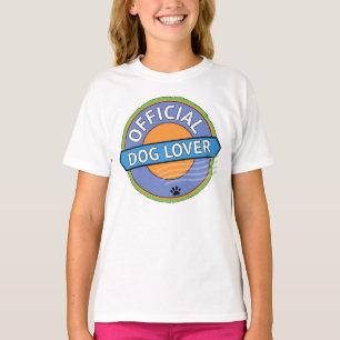 Camiseta Amante Oficial de Cães