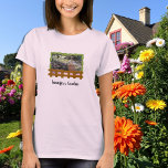 Camiseta amante pessoal de jardinagem bonito<br><div class="desc">Bonito camiseta pessoal de jardinagem amante de jardinagem. Adicione seu próprio nome e texto para personalizar.</div>