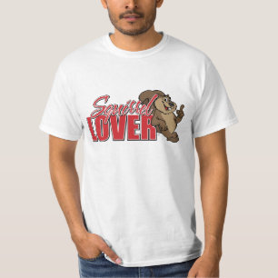 Camiseta Amante T do esquilo