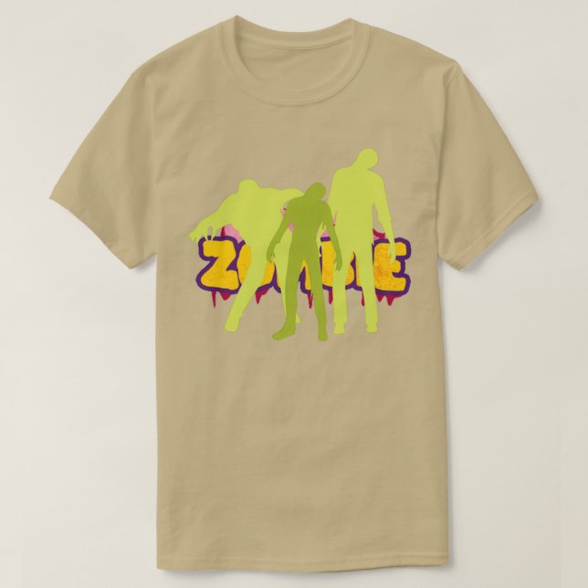 Camiseta amante zombie 4 (Frente do Design)
