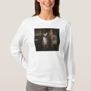 Camiseta Amantes com uma mulher que escuta