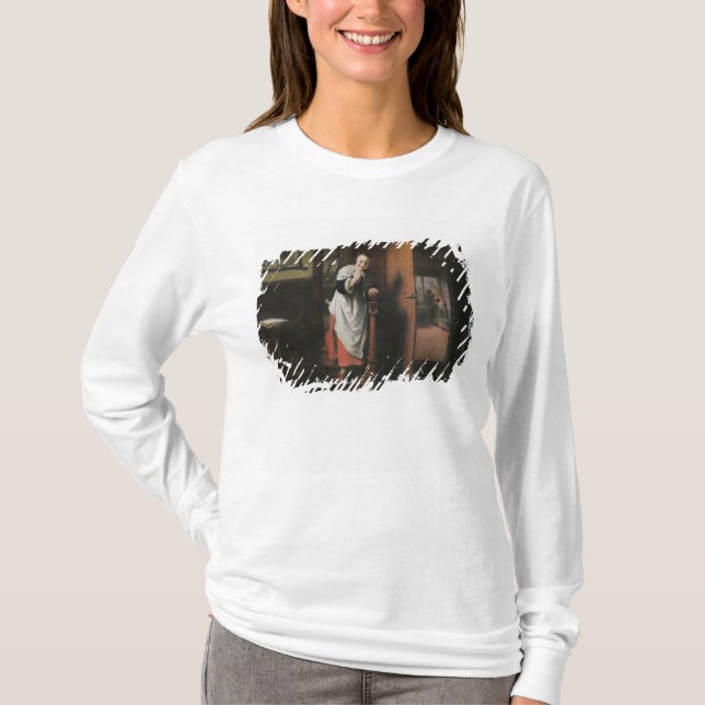 Camiseta Amantes com uma mulher que escuta (Frente)