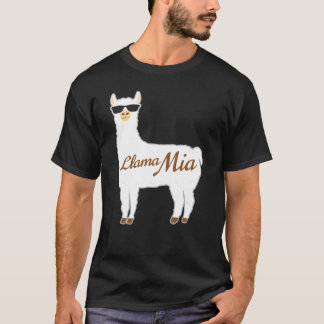 Camiseta Amantes da alpaca do Mama Mia Melhor Presente Para