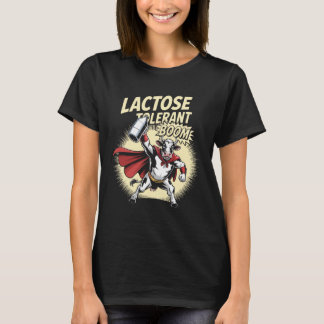 Camiseta Amantes da Leite Engraçado de Vaca Tolerante à Lac