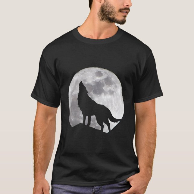 Camiseta Amantes Da Lua E Do Lobo (Frente)