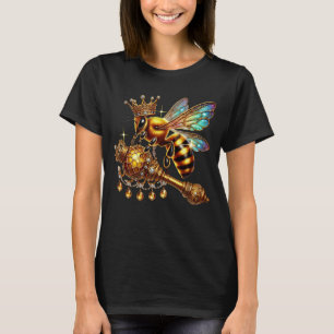 Camiseta Amantes de abelhas da Rainha Bonita