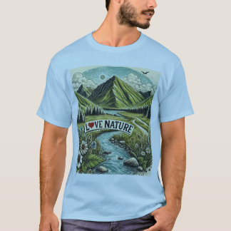 Camiseta Amantes De Aventura, Eu Adoro Natureza, Cêntico Ex