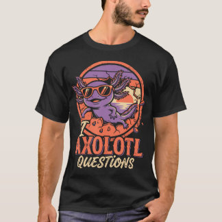 Camiseta Amantes de Axolote Retro Engraçados Axolotes Fofos