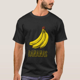 Camiseta Amantes de Banana Divertidos e Excêntricos