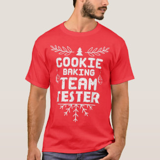 Camiseta Amantes de biscoitos do Cookie Baking Team Tester