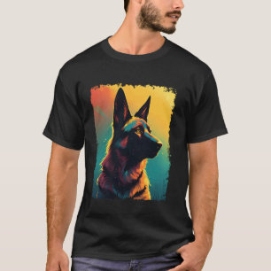 Camiseta Amantes de cães Pastores Alemães Animais de estima
