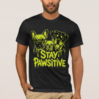Camiseta Amantes de Cães Positivos