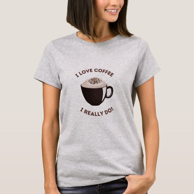 Camiseta Amantes De Café Todos Os Dias (Frente)