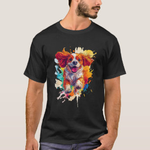 Camiseta Amantes de Cavalier King Charles Spaniel da Arte S