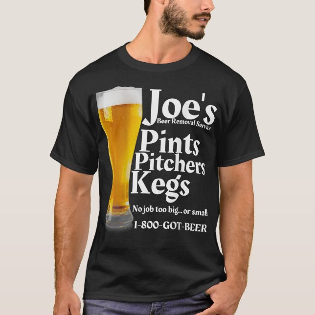 Camiseta Amantes de Cerveja do Serviço de Remoção de Cervej (Frente)