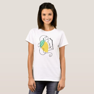 Camiseta Amantes de Chá de Limão Amarelo