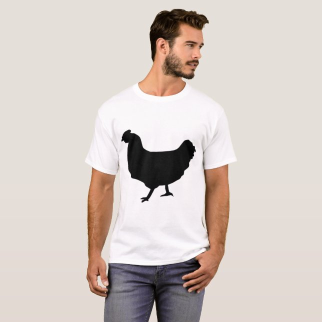 Camiseta amantes de chiken (Frente Completa)