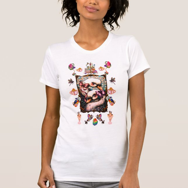 Camiseta Amantes de Cisnes (Frente)