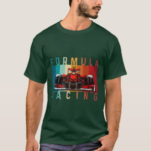 Camiseta Amantes de corridas de fórmula retrô vintage amigo
