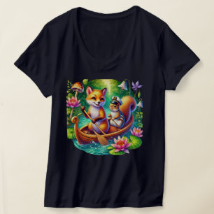 Camiseta Amantes de esquilo de raposas