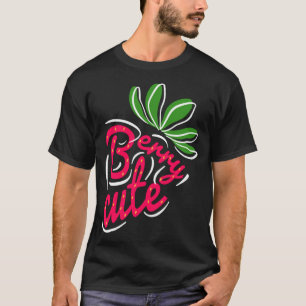 Camiseta Amantes de Fruta de Morango Berry Cute