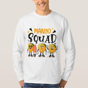 Camiseta Amantes de Frutas Mango Squad Summer Engraçadas