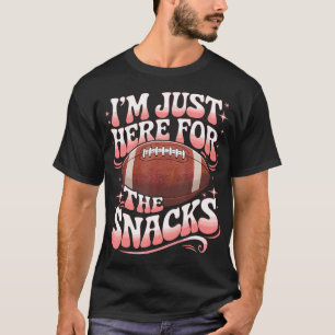 Camiseta Amantes de Futebol Engraçados Estou Aqui Apenas Po