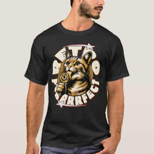 Camiseta Amantes de Gatos Fofos Pirulito Retro