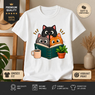 Camiseta Amantes de Gatos Leitores Amante de gatos, amante