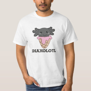 Camiseta Amantes De Gelo De Morango Axolotl Axolotl Sweet