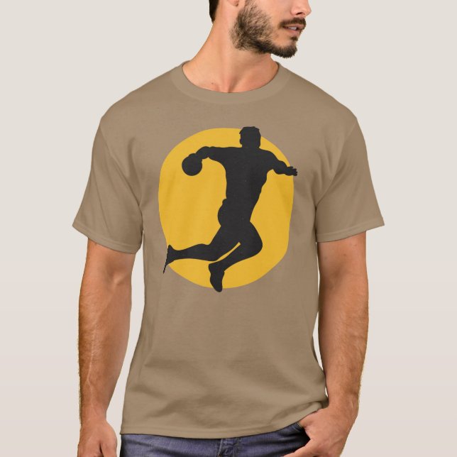 Camiseta Amantes de handebol, andebol (Frente)