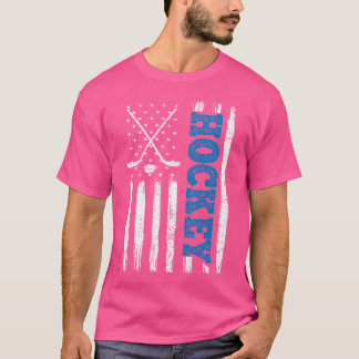 Camiseta Amantes de Hóquei Patriótico dos Estados Unidos
