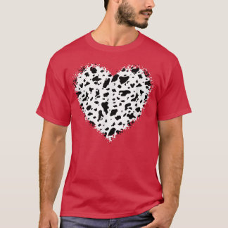 Camiseta Amantes de Impressão de Fábrica de Cardíaco de Vac
