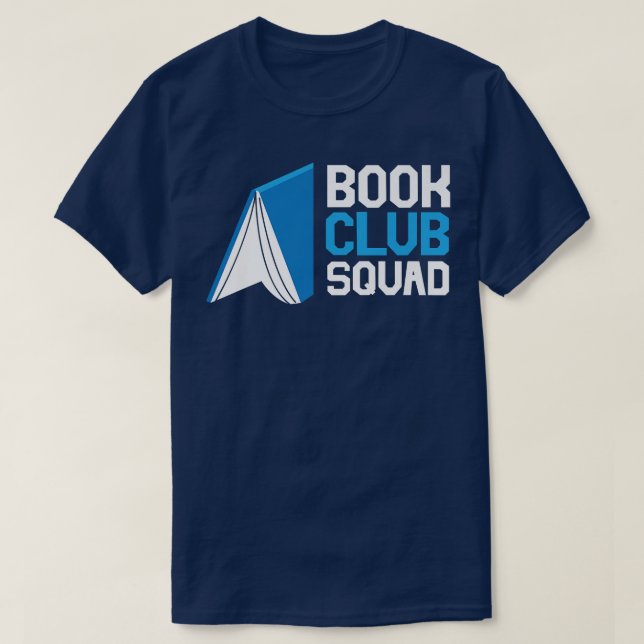 Camiseta Amantes de Livros de Leitura do Clube de Livro (Frente do Design)